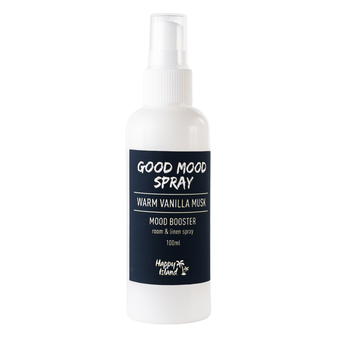 Happy Island Good Mood Spray in Warm Vanilla Musk