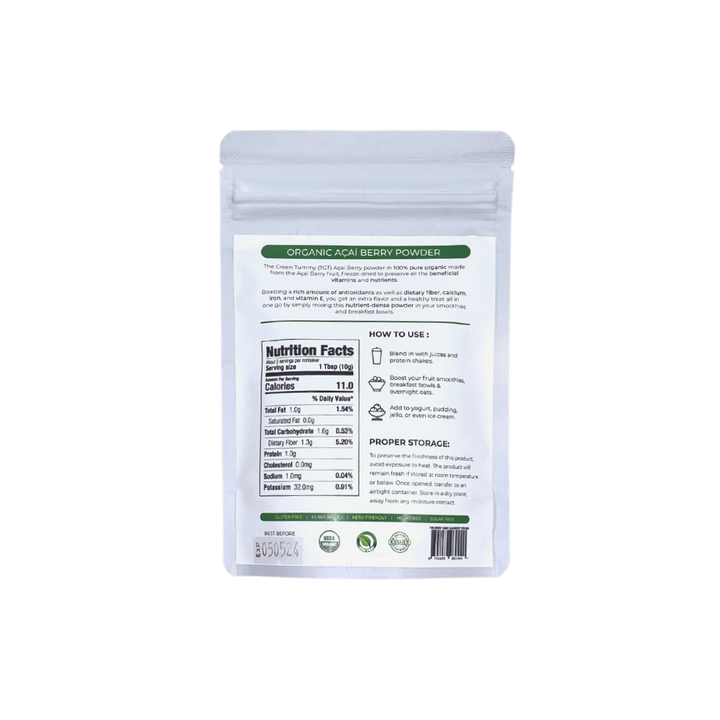 The Green Tummy Açai Berry Powder