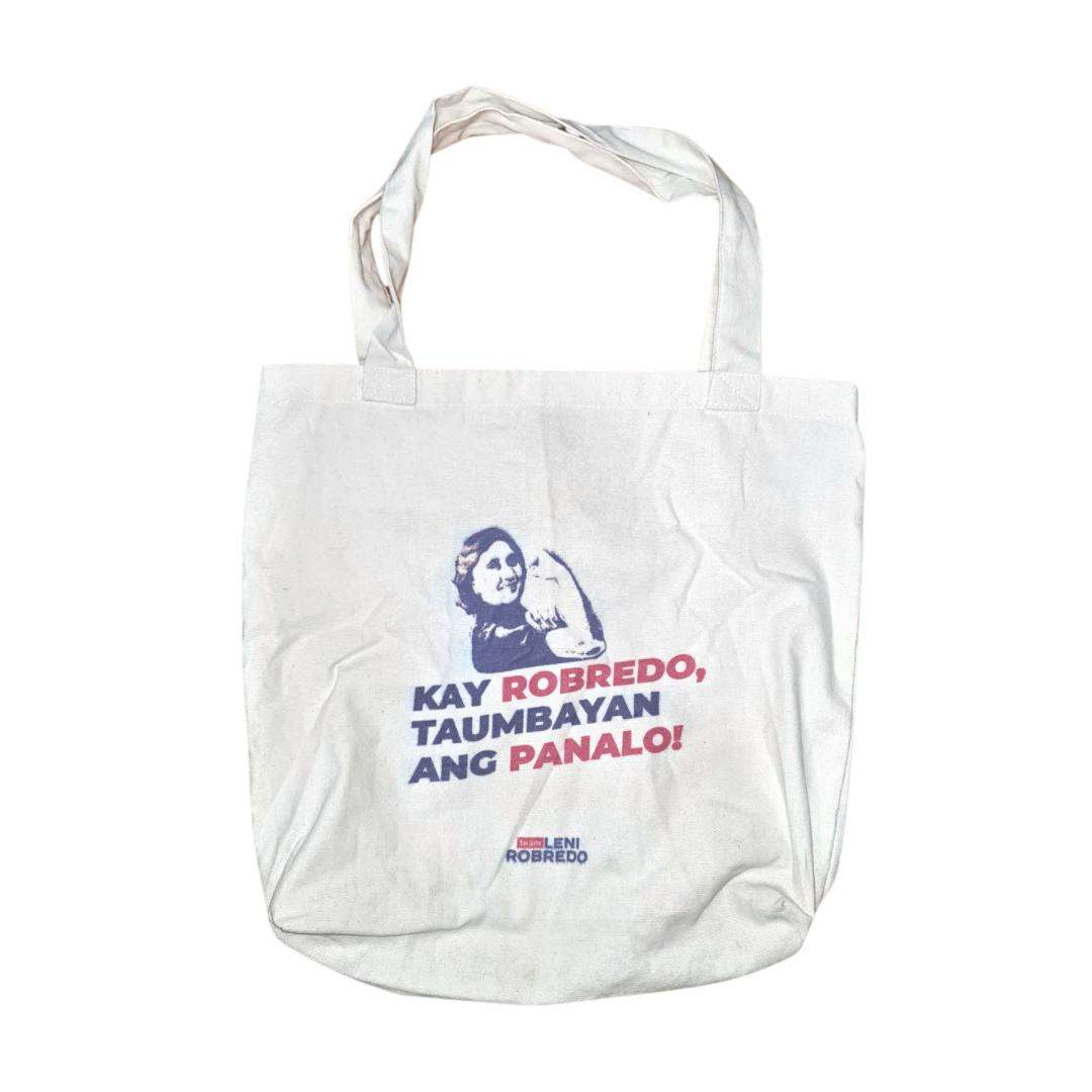 HABI Footwear and Lifestyle Leni Robredo Rollable Canvas Tote Bag