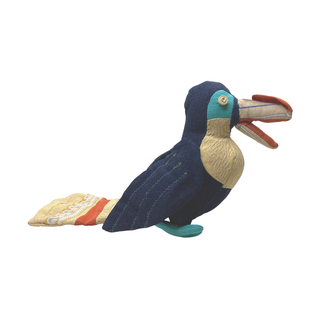 Tagpi-Tagpi Hornbill Plushie