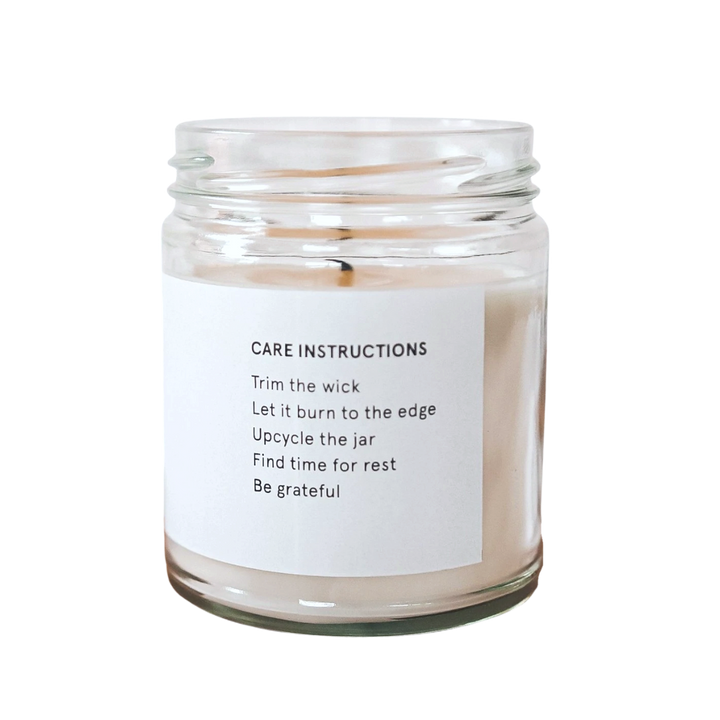 Pahulay Handcrafted Soy Palm Wax Candle in Honeymoon