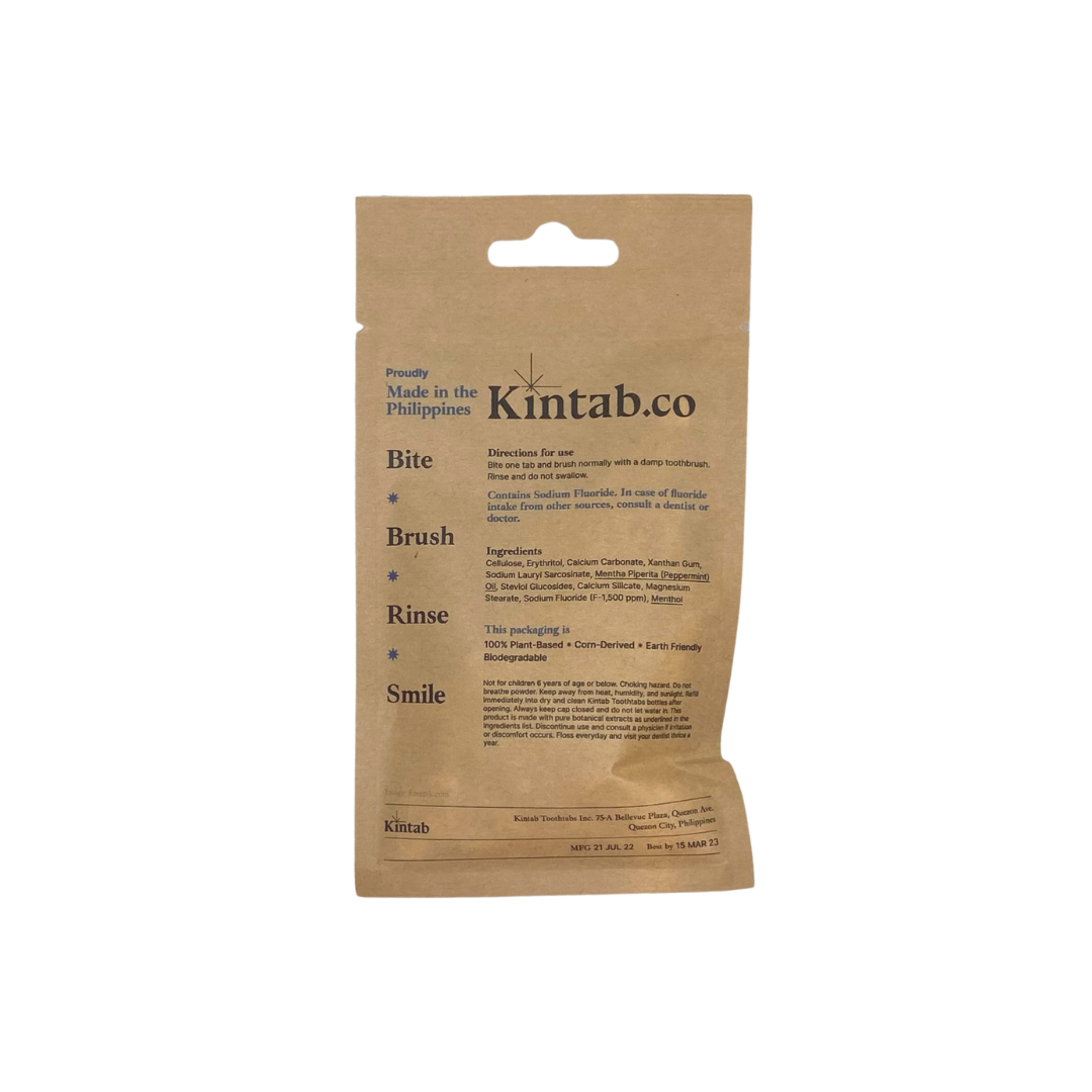 Kintab Toothtabs Toothpaste Tablets with Fluoride