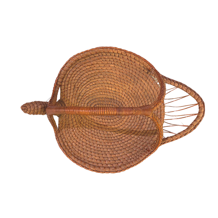 Everything is Pine Swan-Shaped Pine Needle Basket