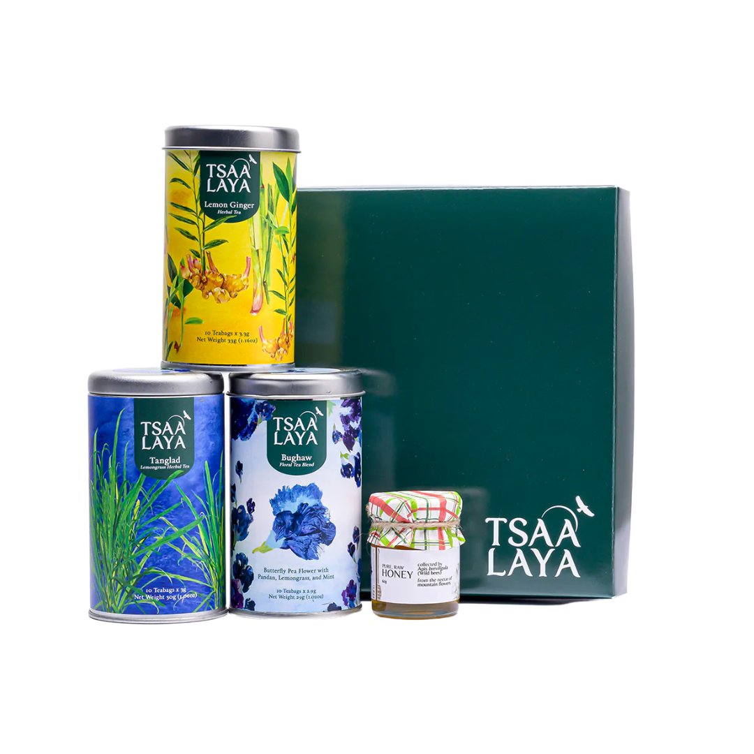 Tsaa Laya Canister and Honey Gift Box