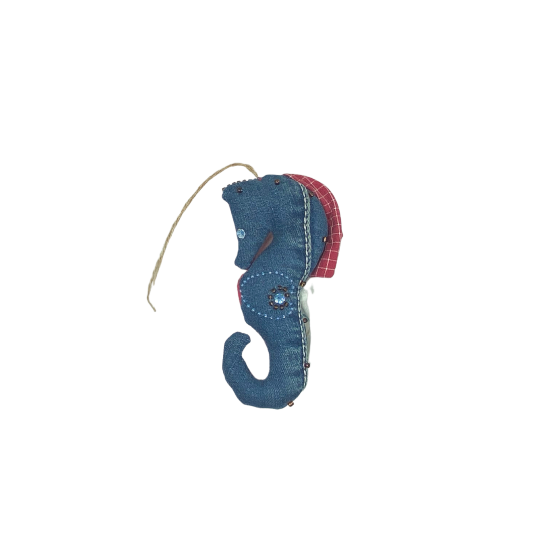 Tagpi-Tagpi Seahorse Plushie