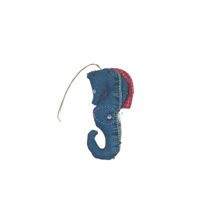 Tagpi-Tagpi Seahorse Plushie