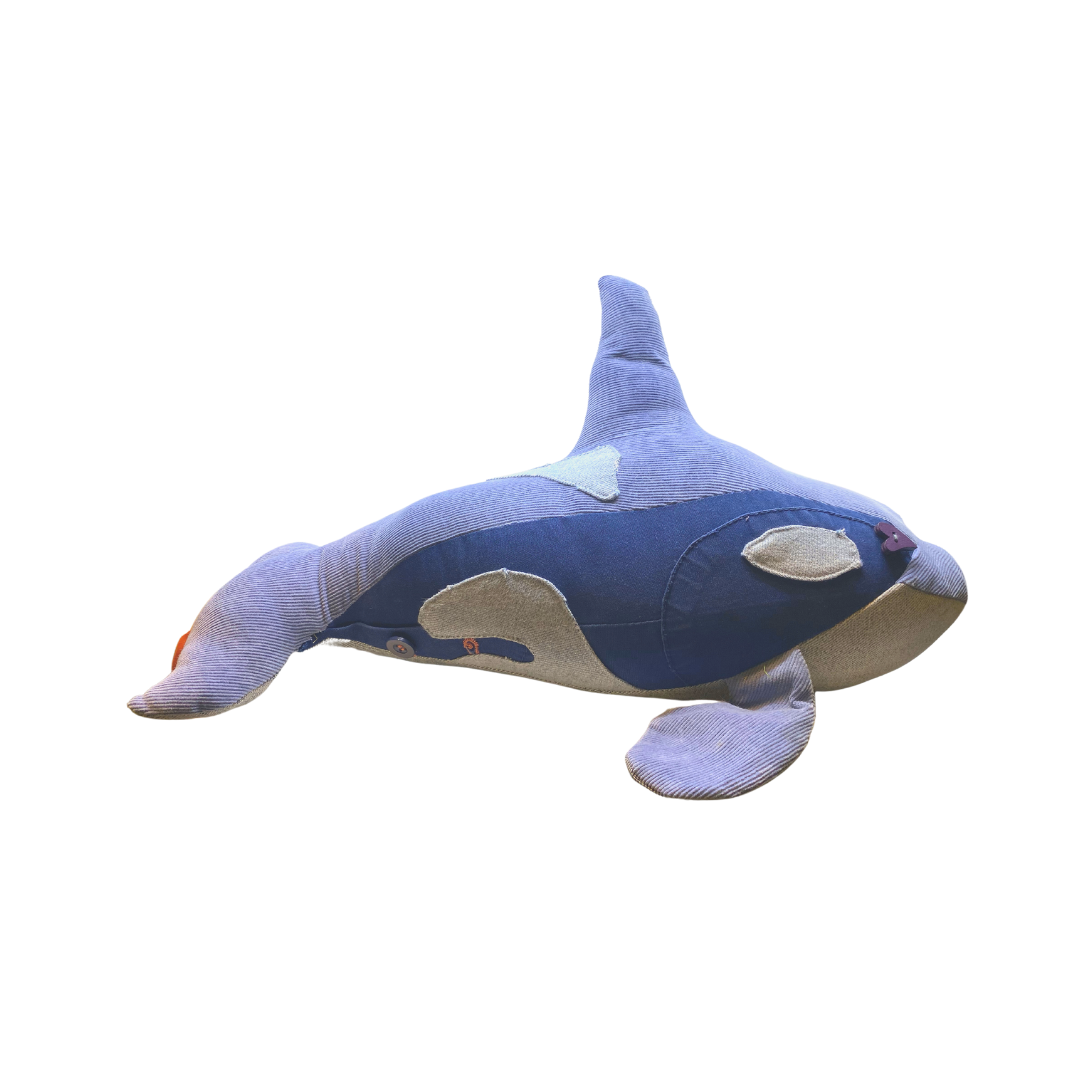 Tagpi-Tagpi Orca Plushie