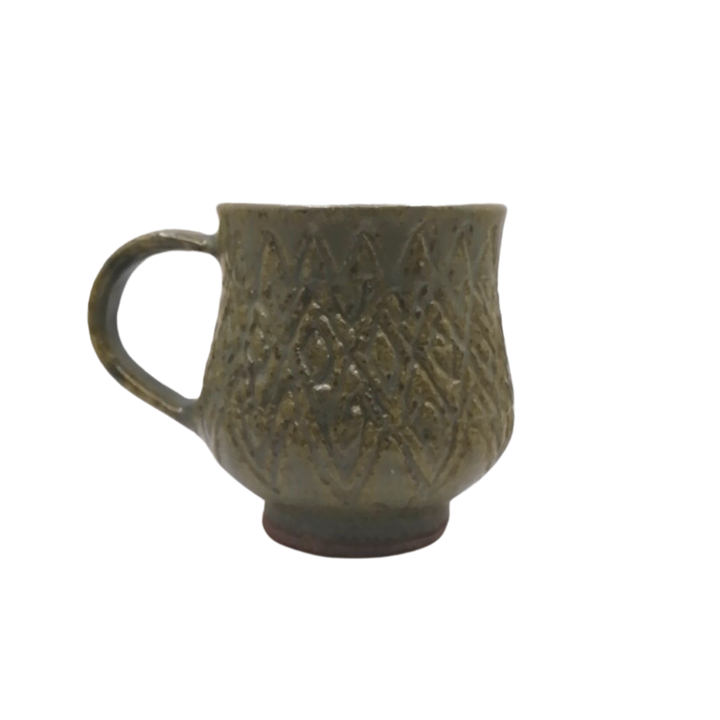 Teresita Baldo Sagada Pottery Argyle Ceramic Mug
