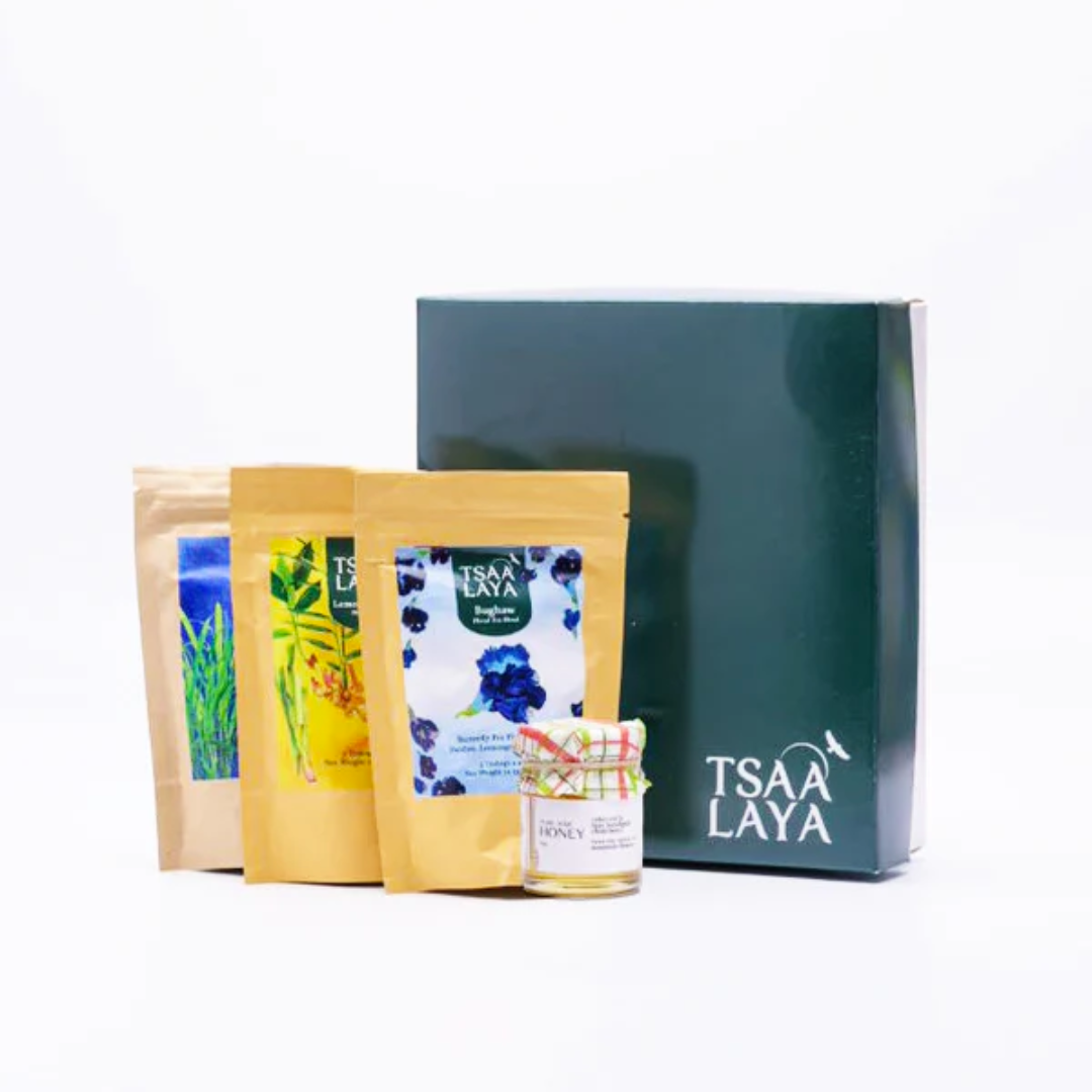 Tsaa Laya Pouch and Honey Gift Set