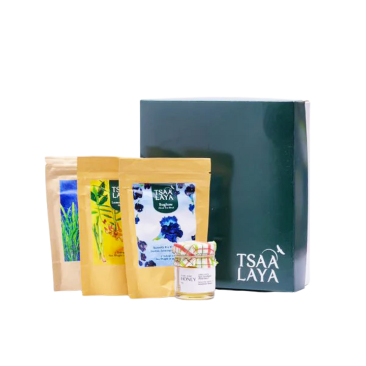 Tsaa Laya Pouch and Honey Gift Set