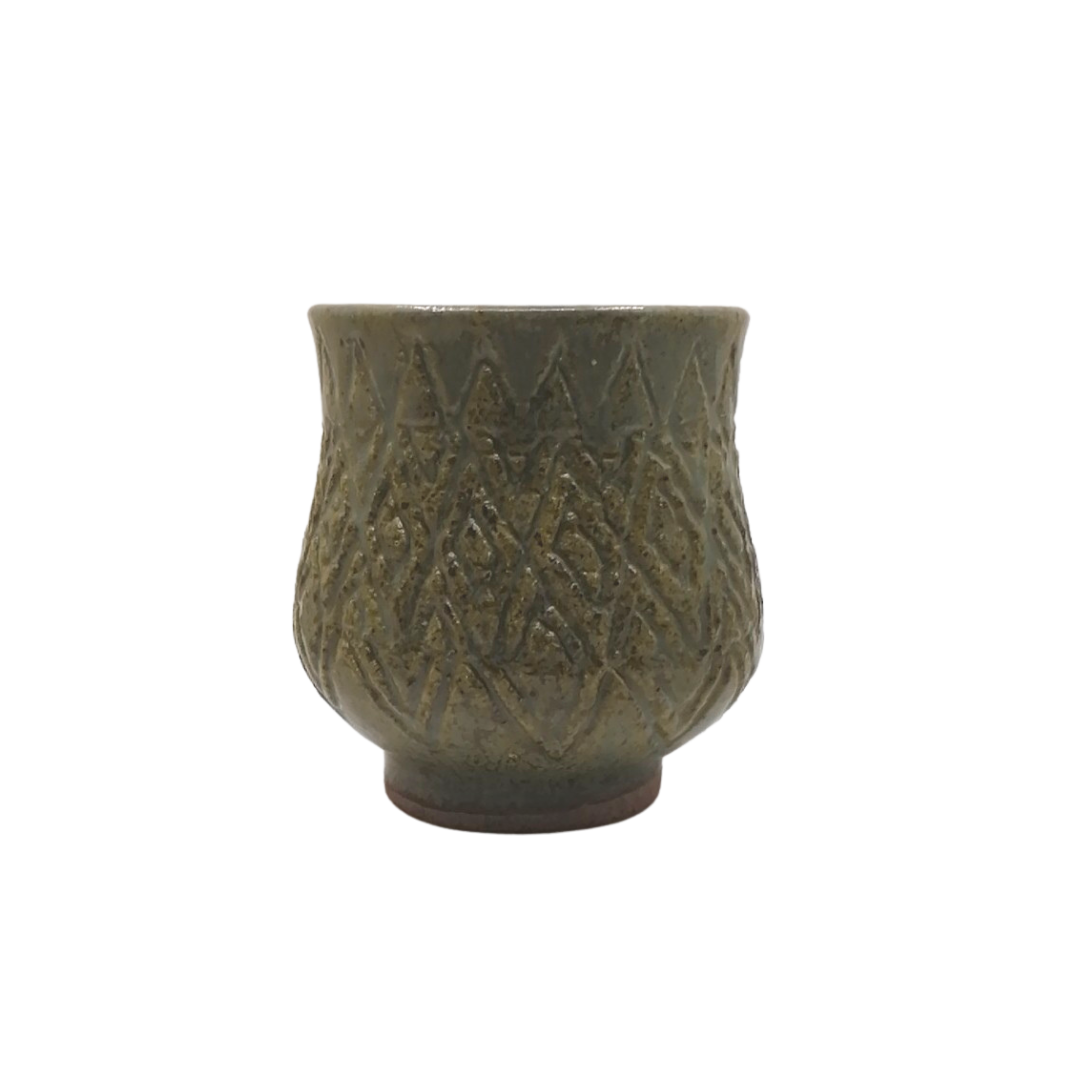 Teresita Baldo Sagada Pottery Argyle Ceramic Mug