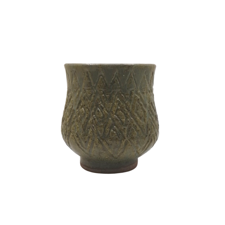 Teresita Baldo Sagada Pottery Argyle Ceramic Mug