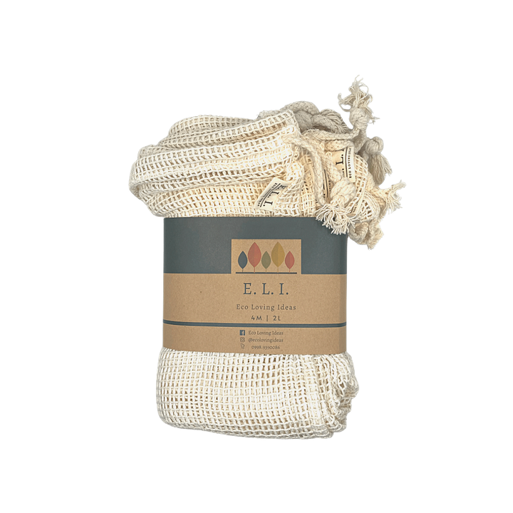 Eco-Loving Ideas Cotton Mesh Produce Bags