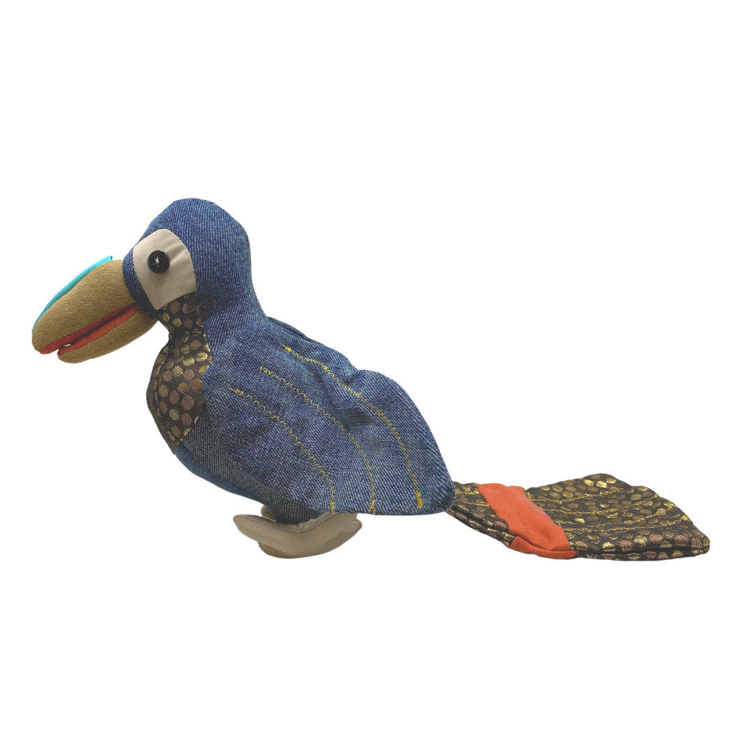 Tagpi-Tagpi Hornbill Plushie