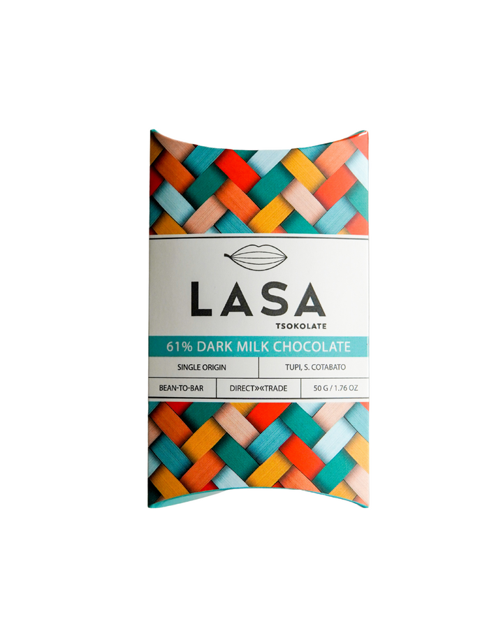 Lasa Tsokolate 61% Dark Milk Chocolate Bar