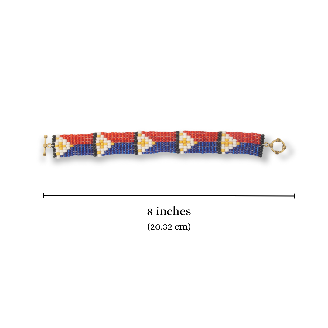 ReCe Apparel Kalayaan PH Flag Bracelet