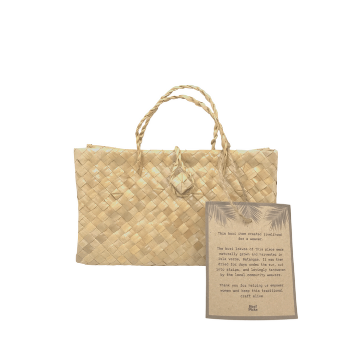 Mula Isla Mini Handwoven Buri Bayong Bag