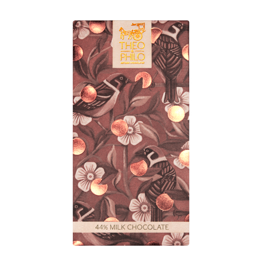 Theo and Philo Chocolates 44% Milk Chocolate Bar