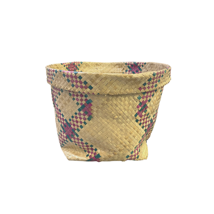 Mula Isla Christmas Handwoven Buri Planter