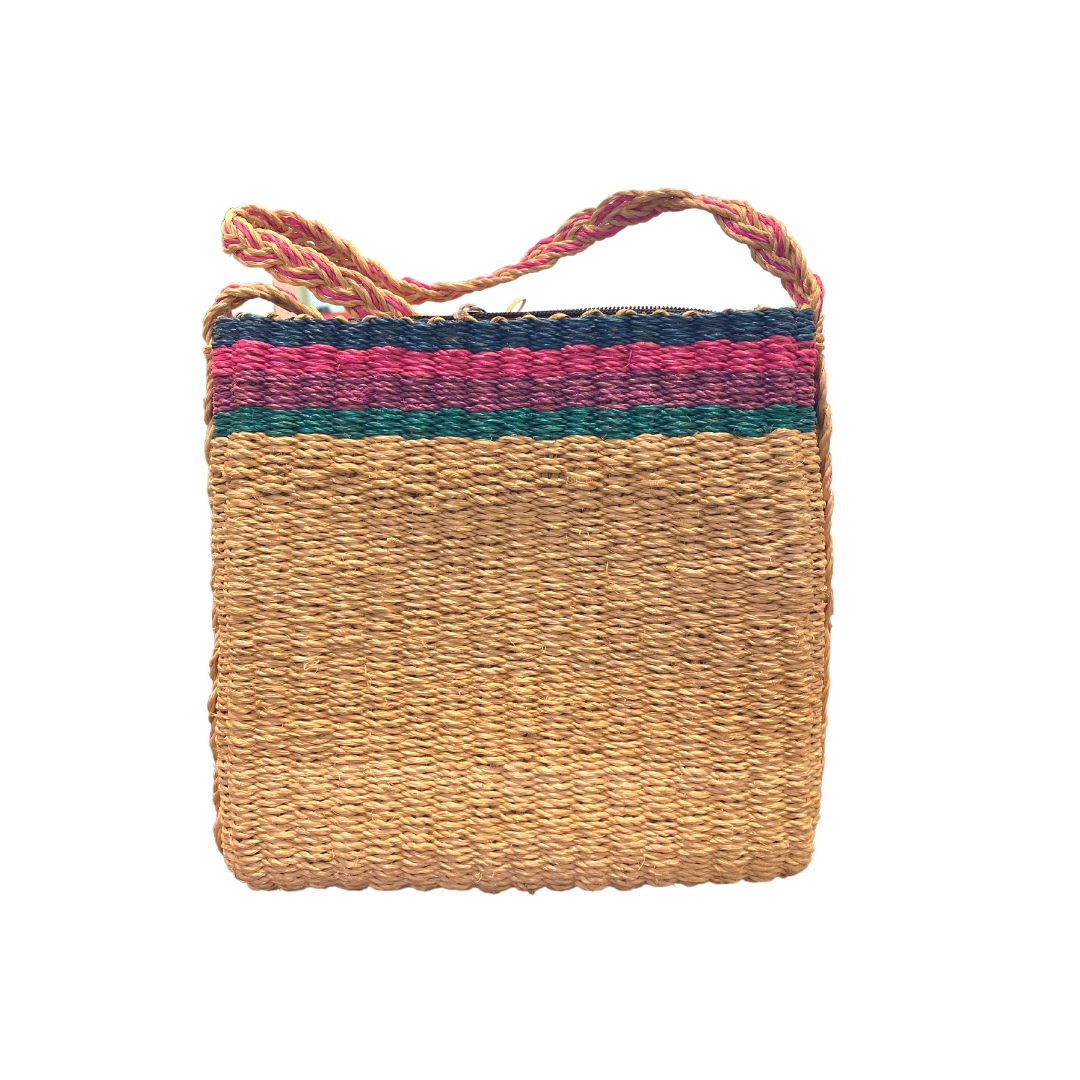 Twelve Topaz Big Square Buri Bag