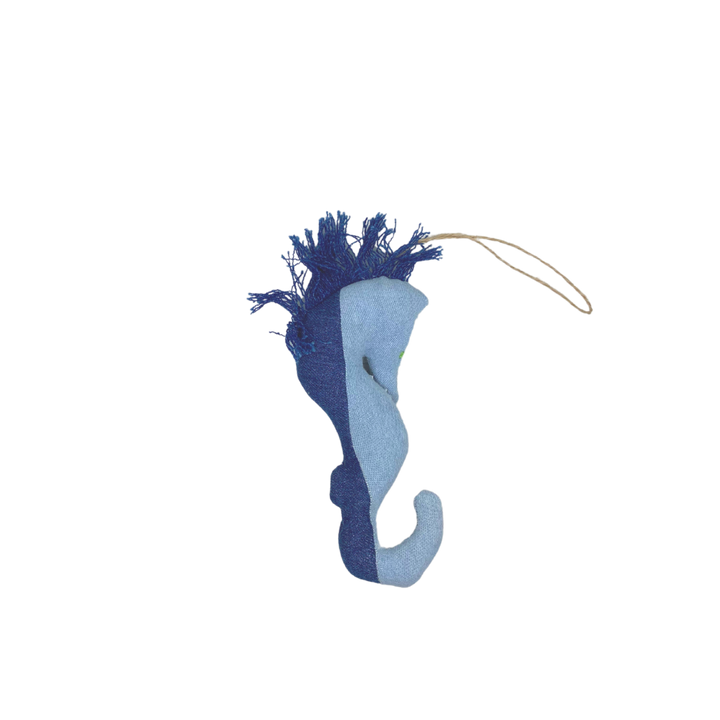 Tagpi-Tagpi Seahorse Plushie