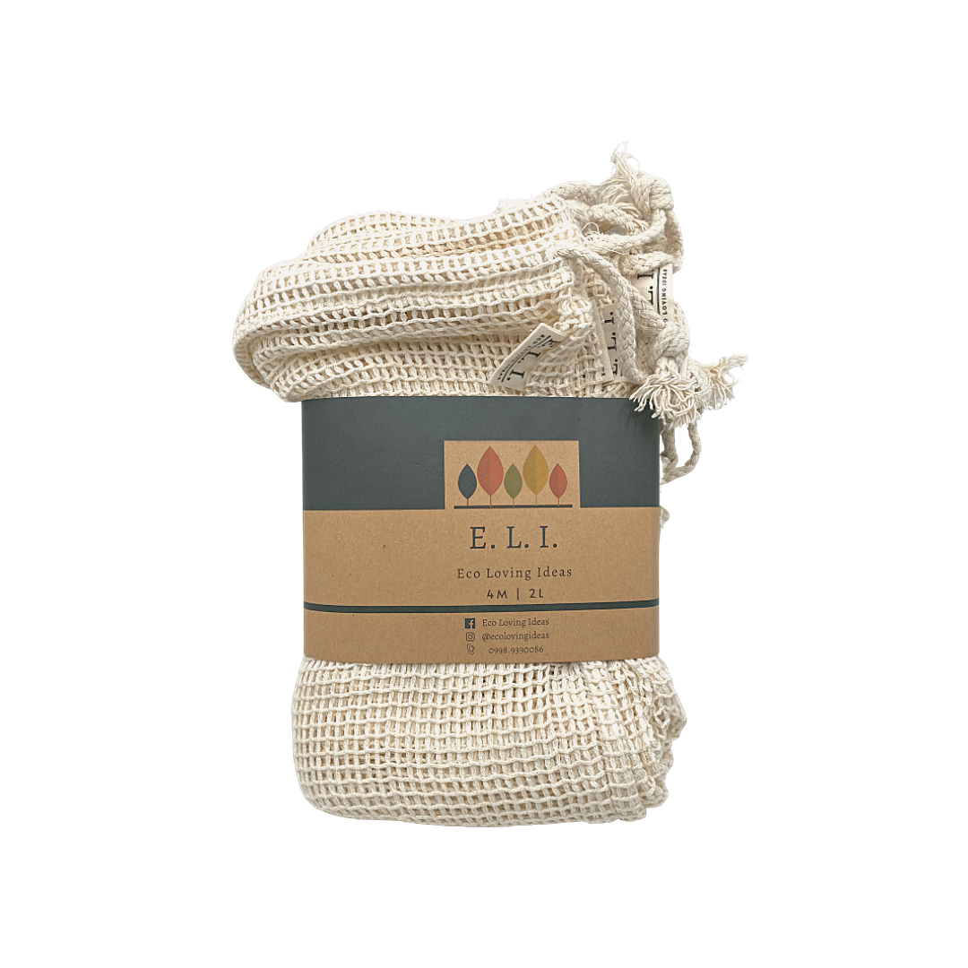 Eco-Loving Ideas Cotton Mesh Produce Bags