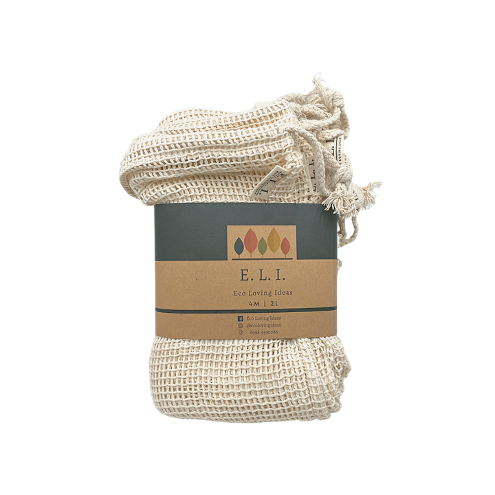 Eco-Loving Ideas Cotton Mesh Produce Bags