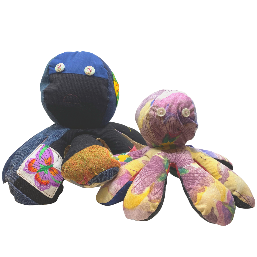 Tagpi-Tagpi Reversible Octopus Plushie