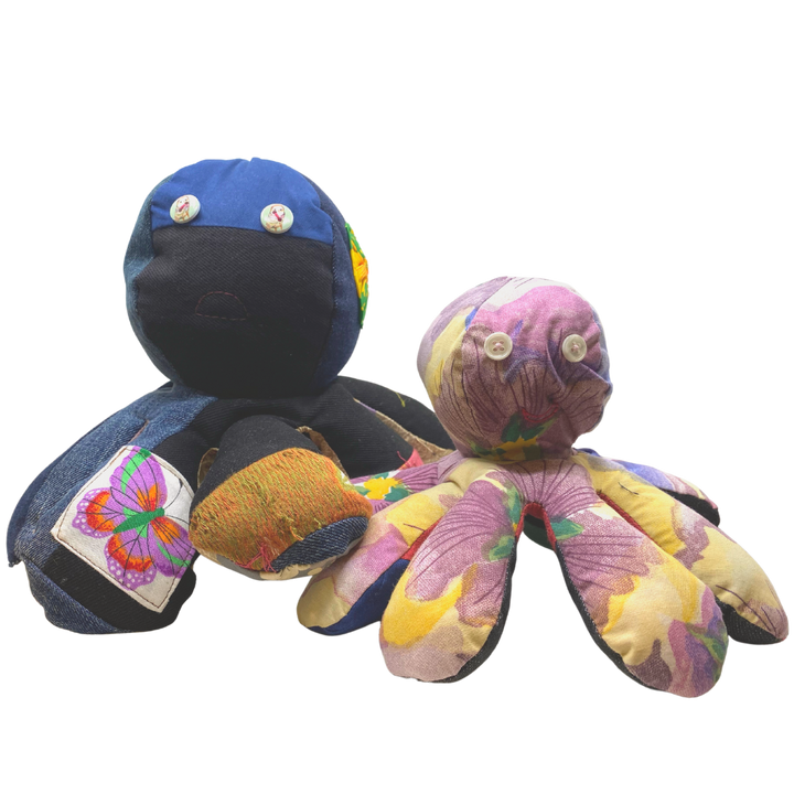 Tagpi-Tagpi Reversible Octopus Plushie