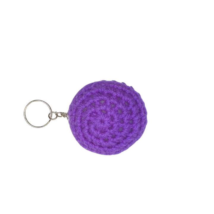400 Lux Hand-Crocheted Macaron Keychain