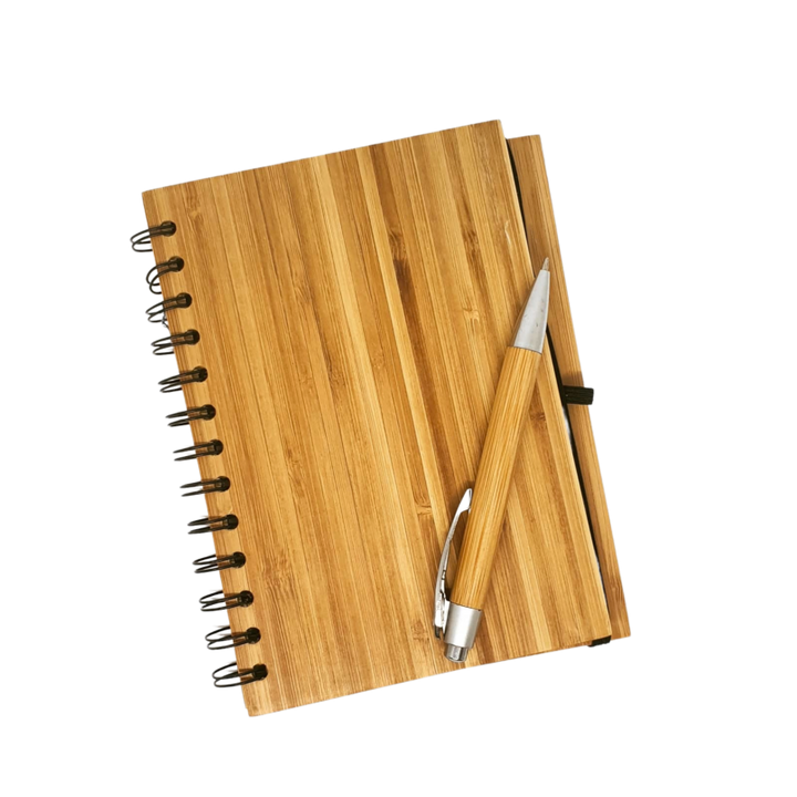 The Bamboo Company Lakbawayan Bamboo Notebook with Bamboo Pen
