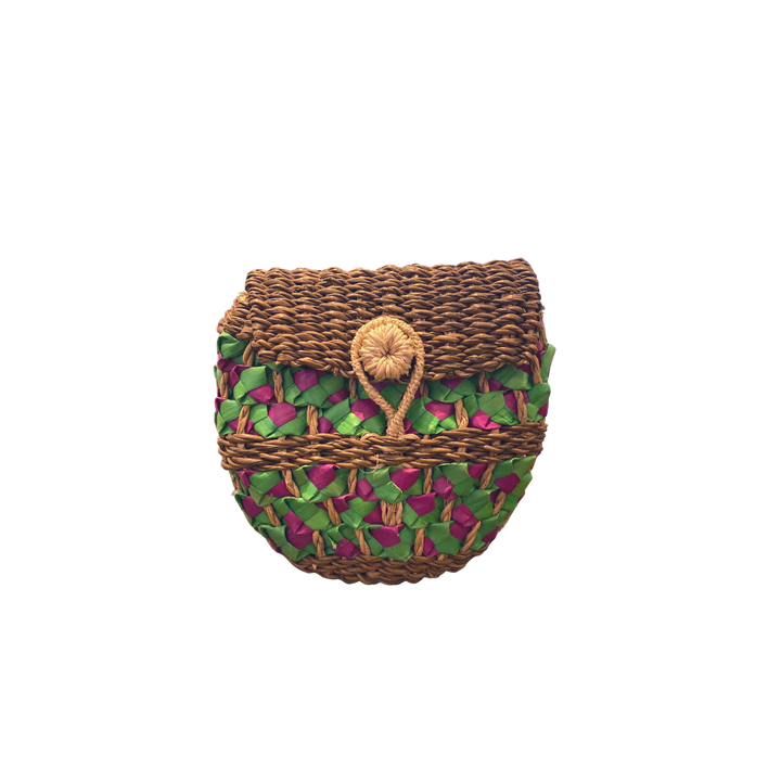 Twelve Topaz Small Colored Buri Bag