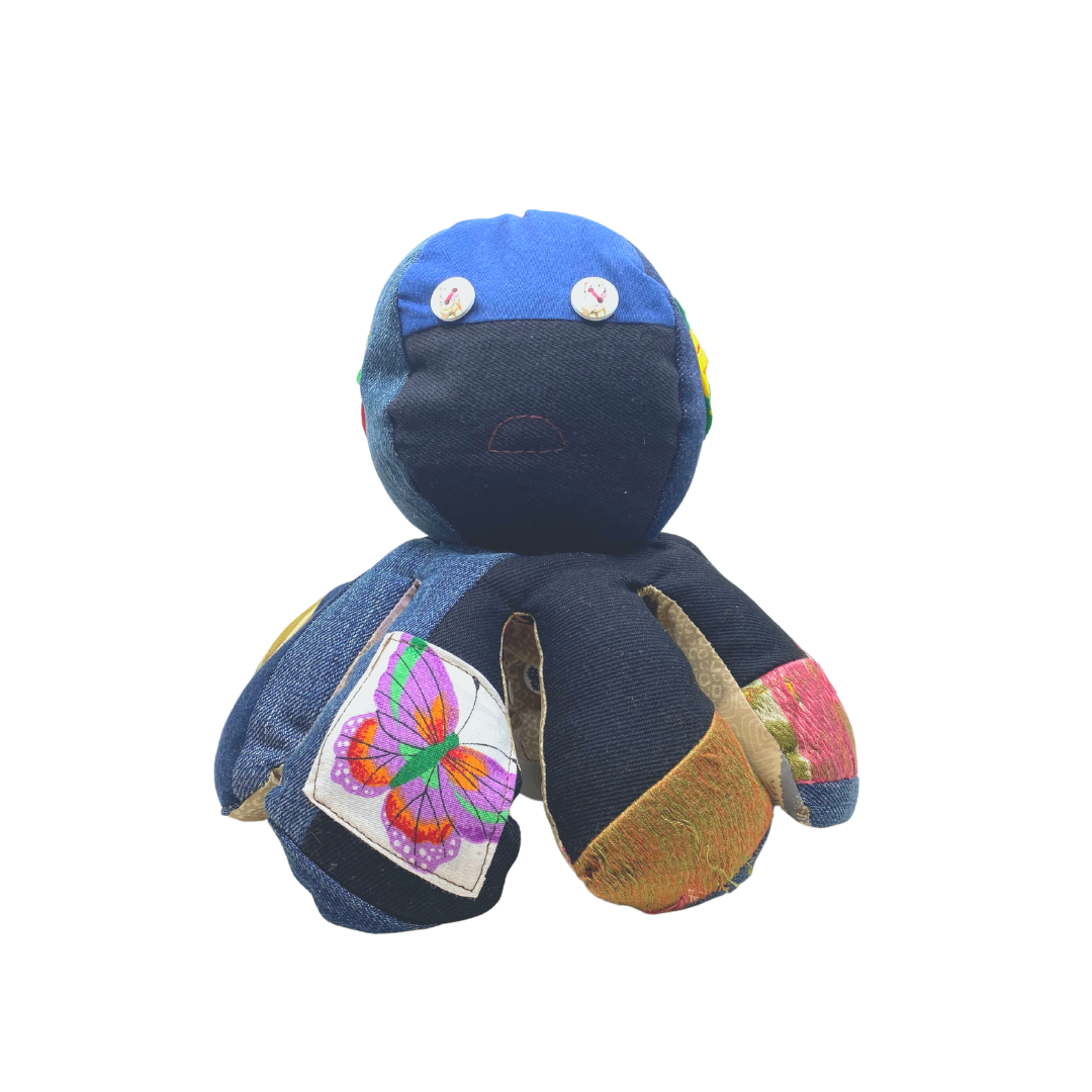 Tagpi-Tagpi Reversible Octopus Plushie