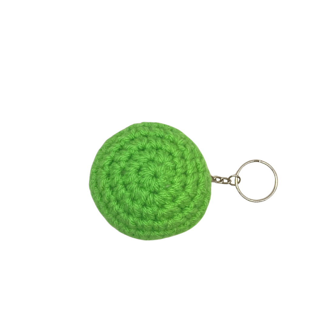 400 Lux Hand-Crocheted Macaron Keychain