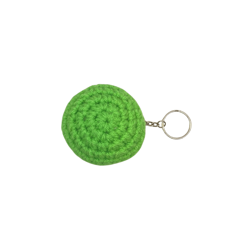400 Lux Hand-Crocheted Macaron Keychain