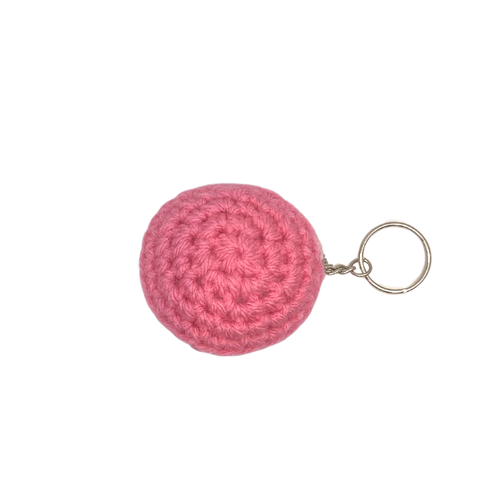 400 Lux Hand-Crocheted Macaron Keychain