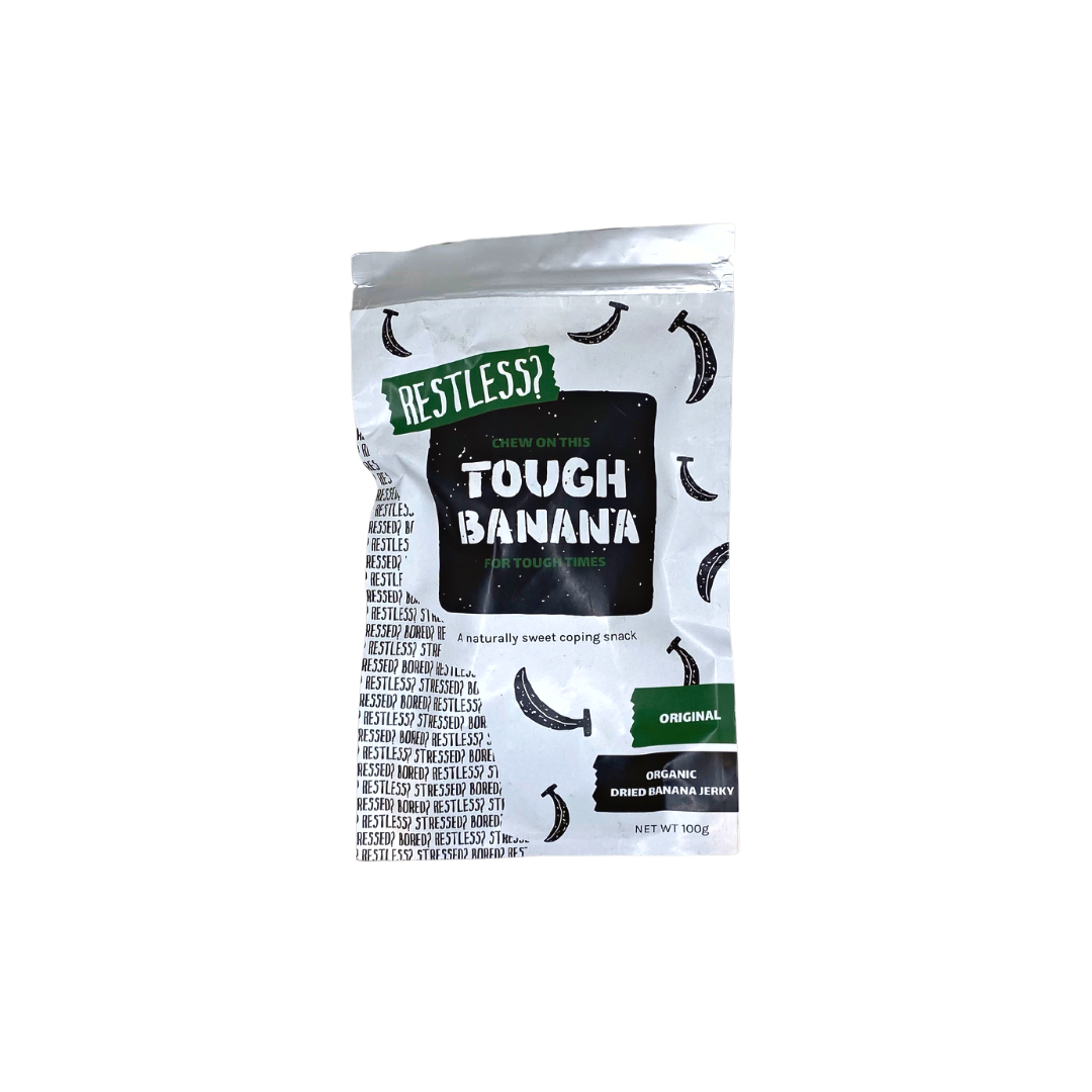 Tough Banana Organic Dried Banana Jerky Original Flavor