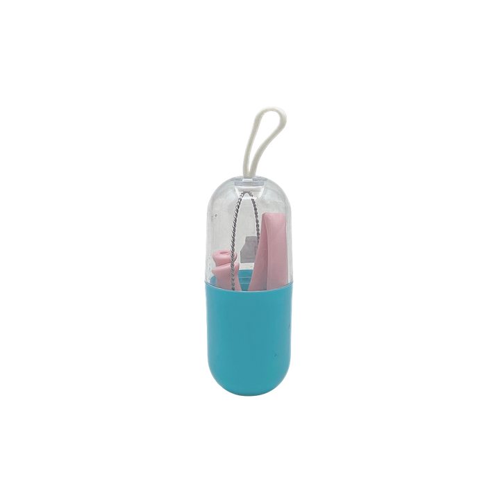 Eco-Loving Ideas Foldable Silicone Straw