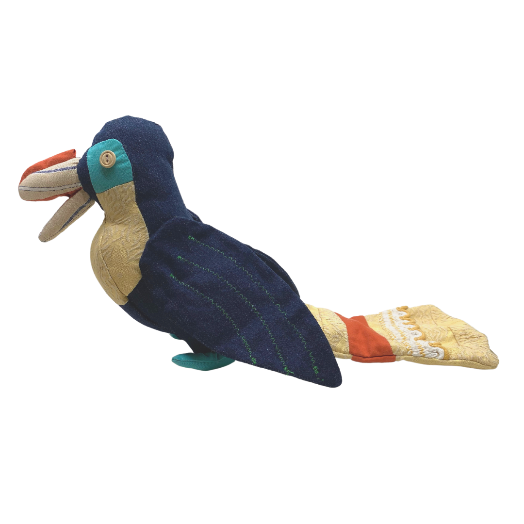 Tagpi-Tagpi Hornbill Plushie