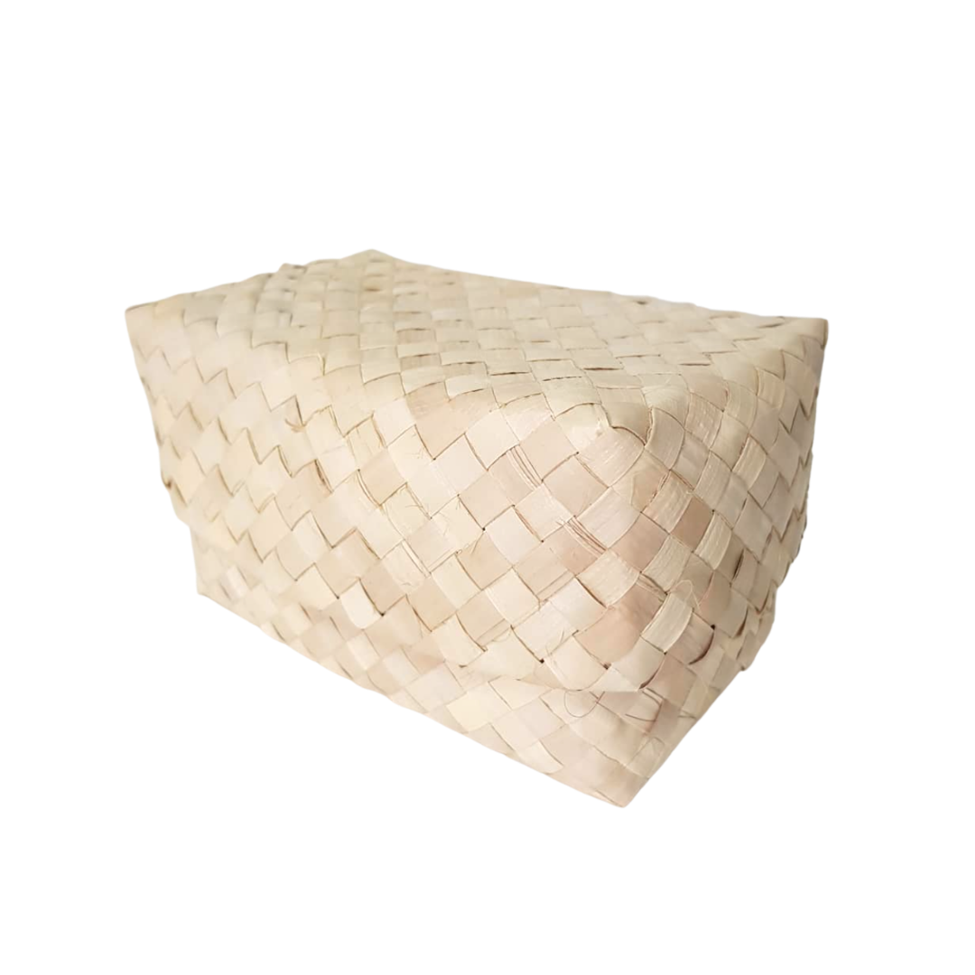 Reef Picks Small Plain Handwoven Tampipi Buri Box