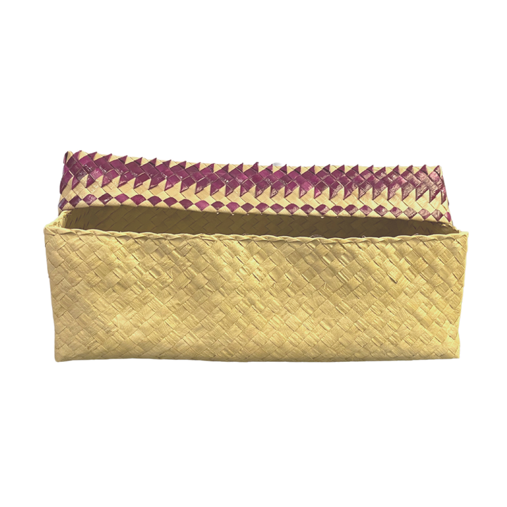 Mula Isla Christmas Handwoven Tampipi Buri Box