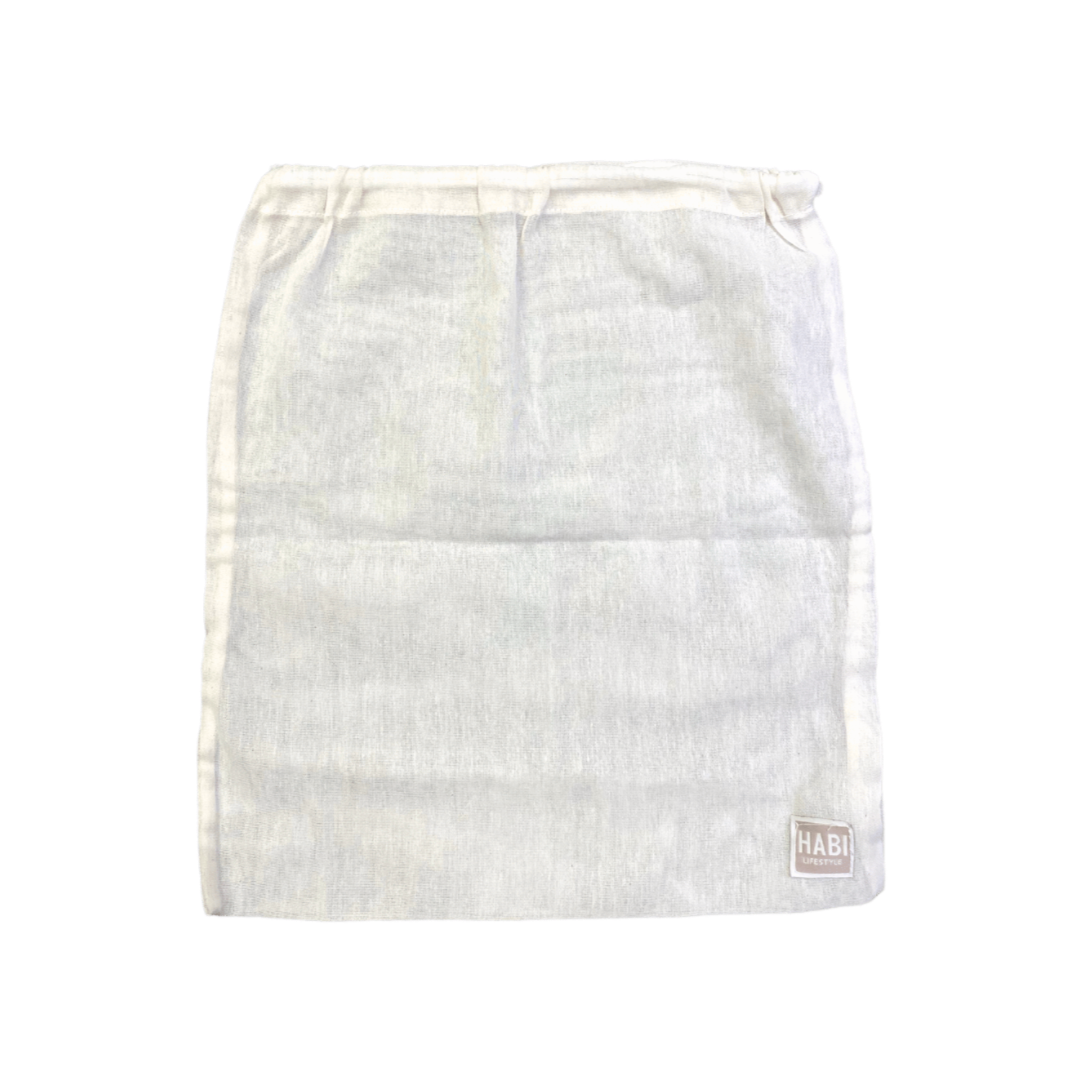 HABI Footwear and Lifestyle Canvas Drawstring Bag