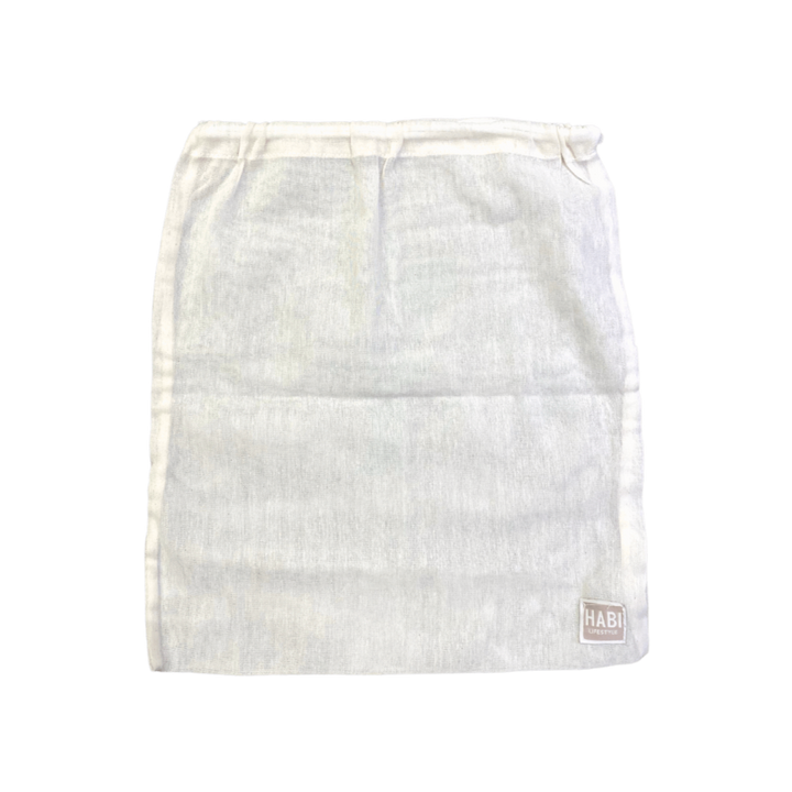 HABI Footwear and Lifestyle Canvas Drawstring Bag