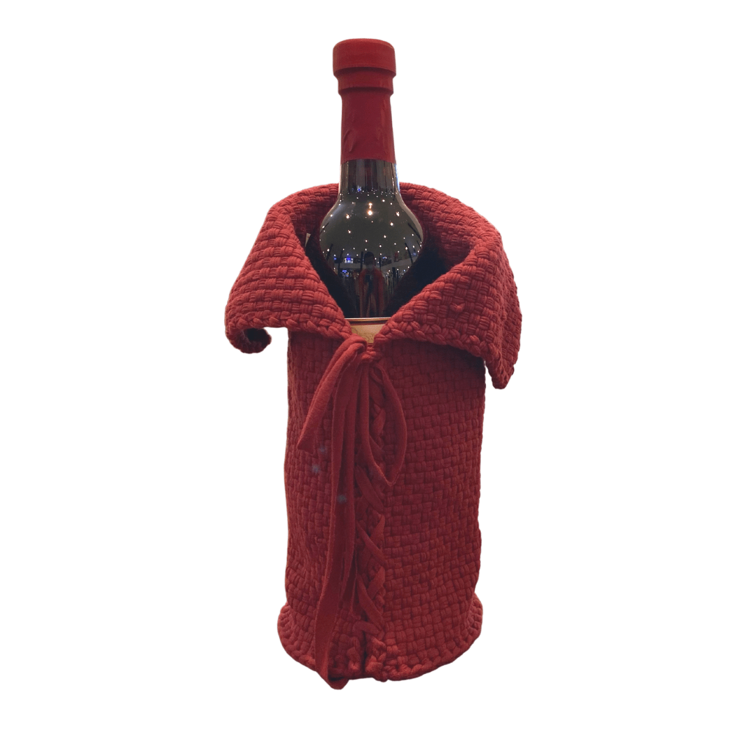 HABI Footwear and Lifestyle Hand-Woven Wine Holder