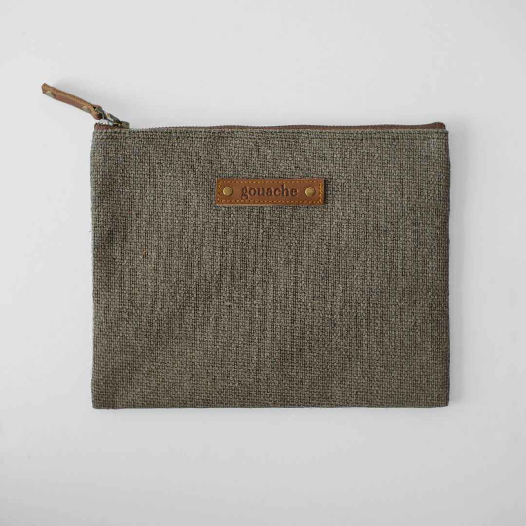 Gouache Charlie Canvas Pouch