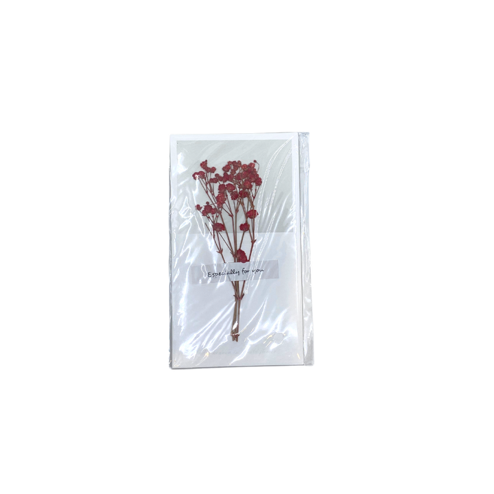 Evergarden Manila Greeting Card with Dried Flowers