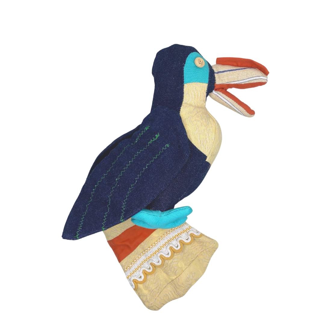 Tagpi-Tagpi Hornbill Plushie
