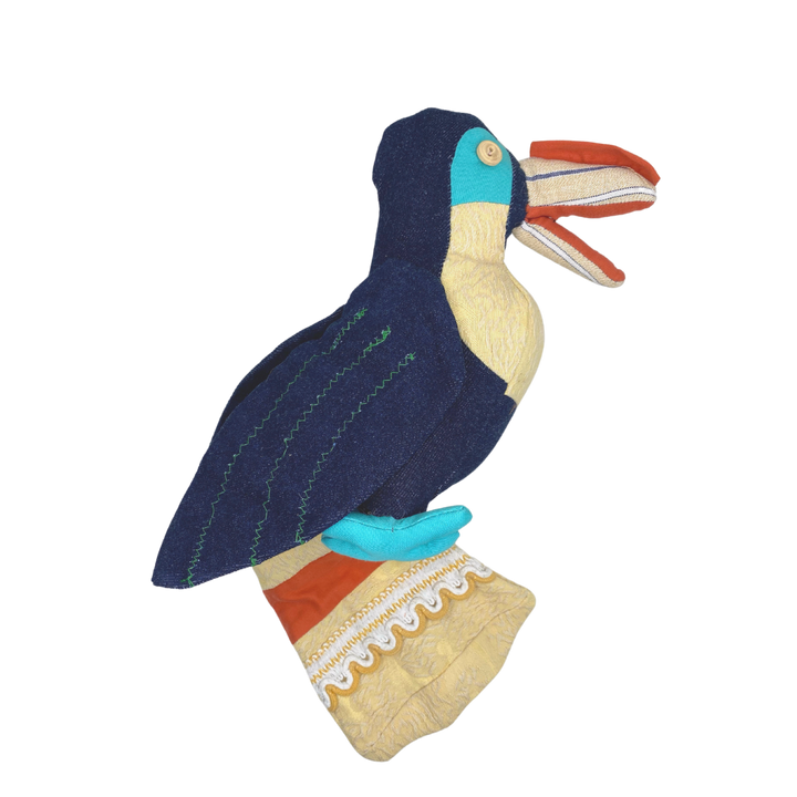 Tagpi-Tagpi Hornbill Plushie