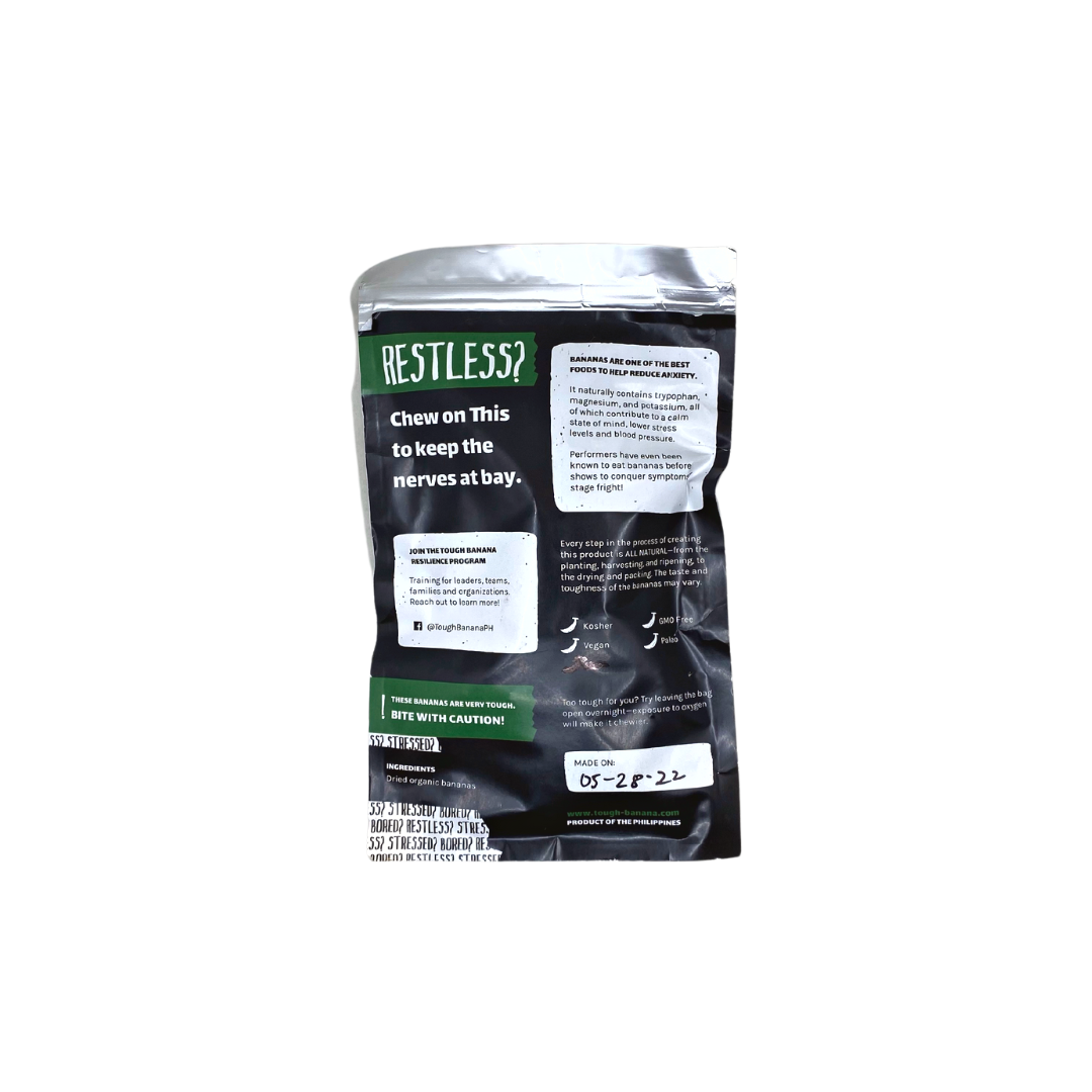 Tough Banana Organic Dried Banana Jerky Original Flavor