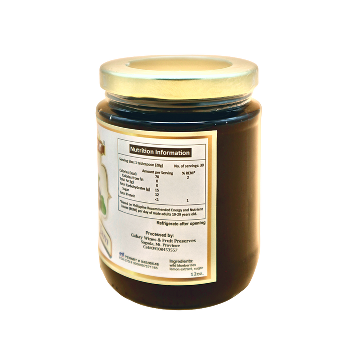 Gabay Wines and Fruit Preserves Wild Blueberry Jam